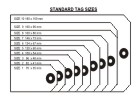 Standard size chart